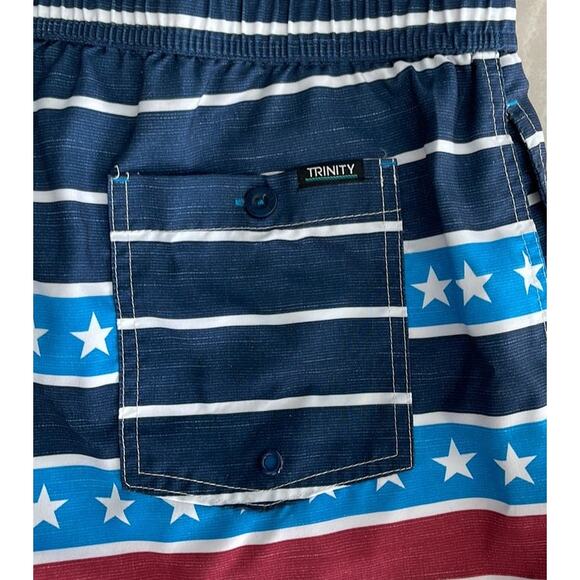 Trinity Flag Swim Trunks, Size XL - Picture 8 of 8